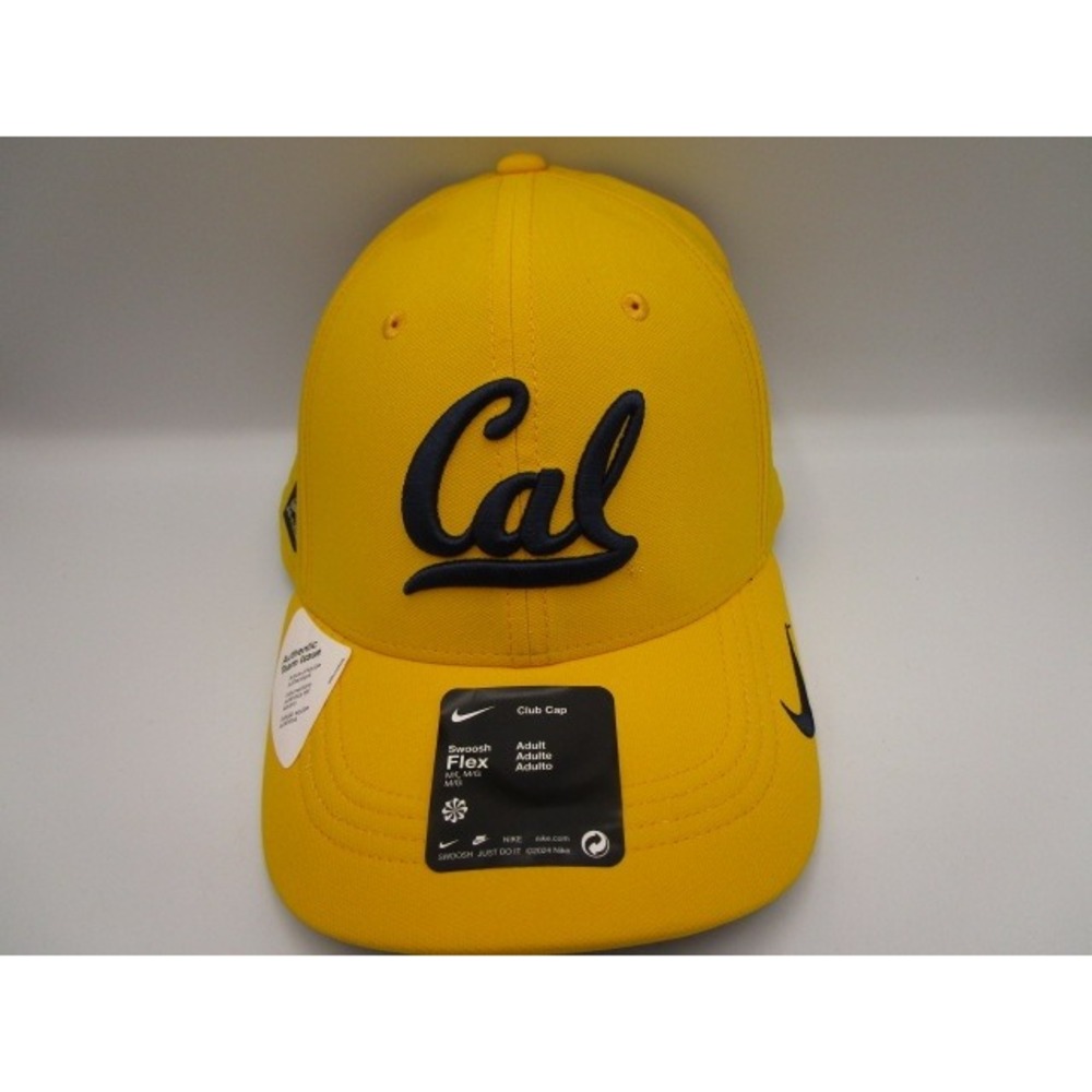 Nike Cal Golden Bears Cap Gold Swoosh Flex Hat M/L